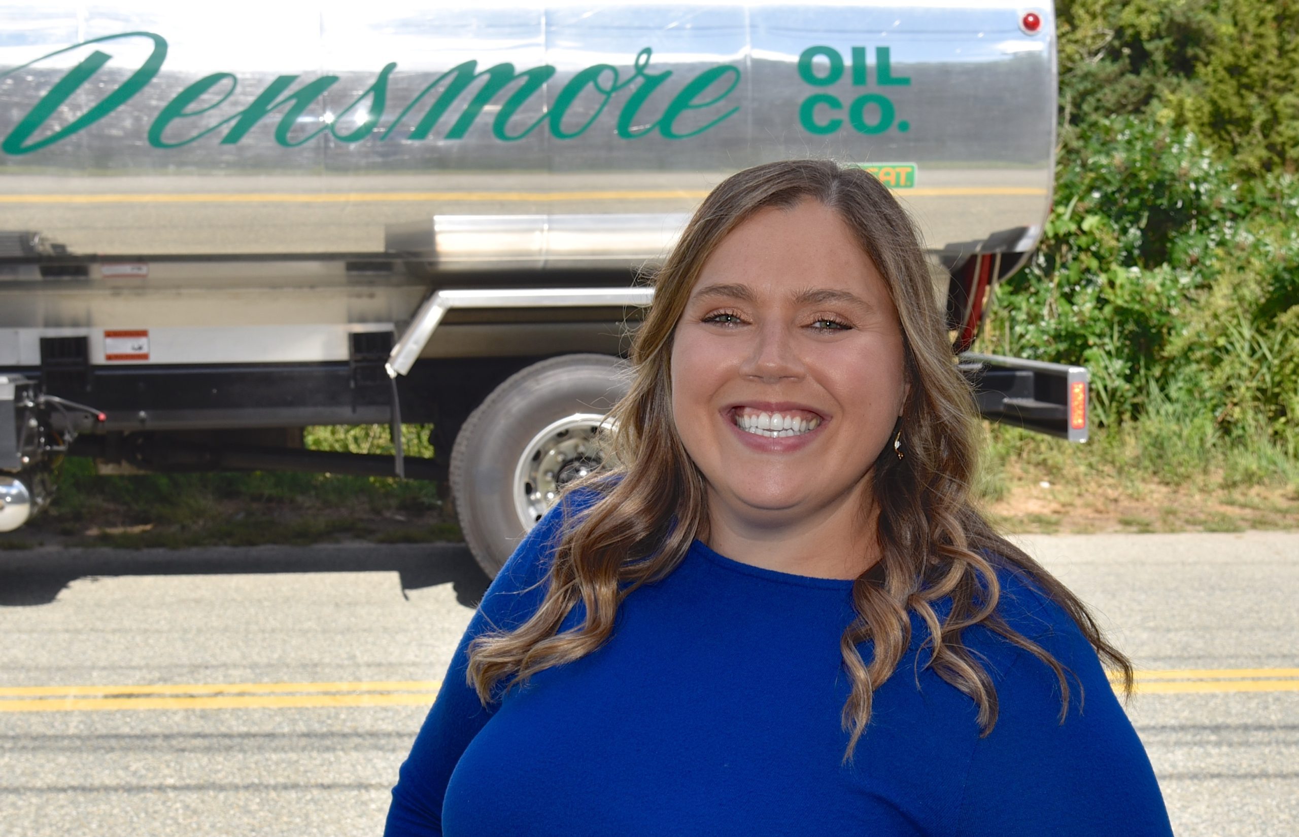 Jamie Densmore, owner of Densmore Oil Company in Mystic, Connecticut