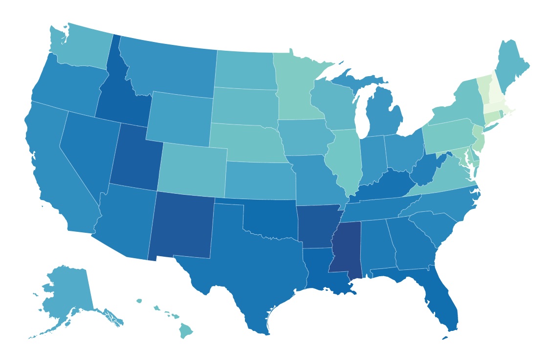 En Connecticut, 238.200 beneficiarios de la beca Pell representan aproximadamente el 52% de los 454.200 prestatarios que pueden optar a la reducción de la deuda.