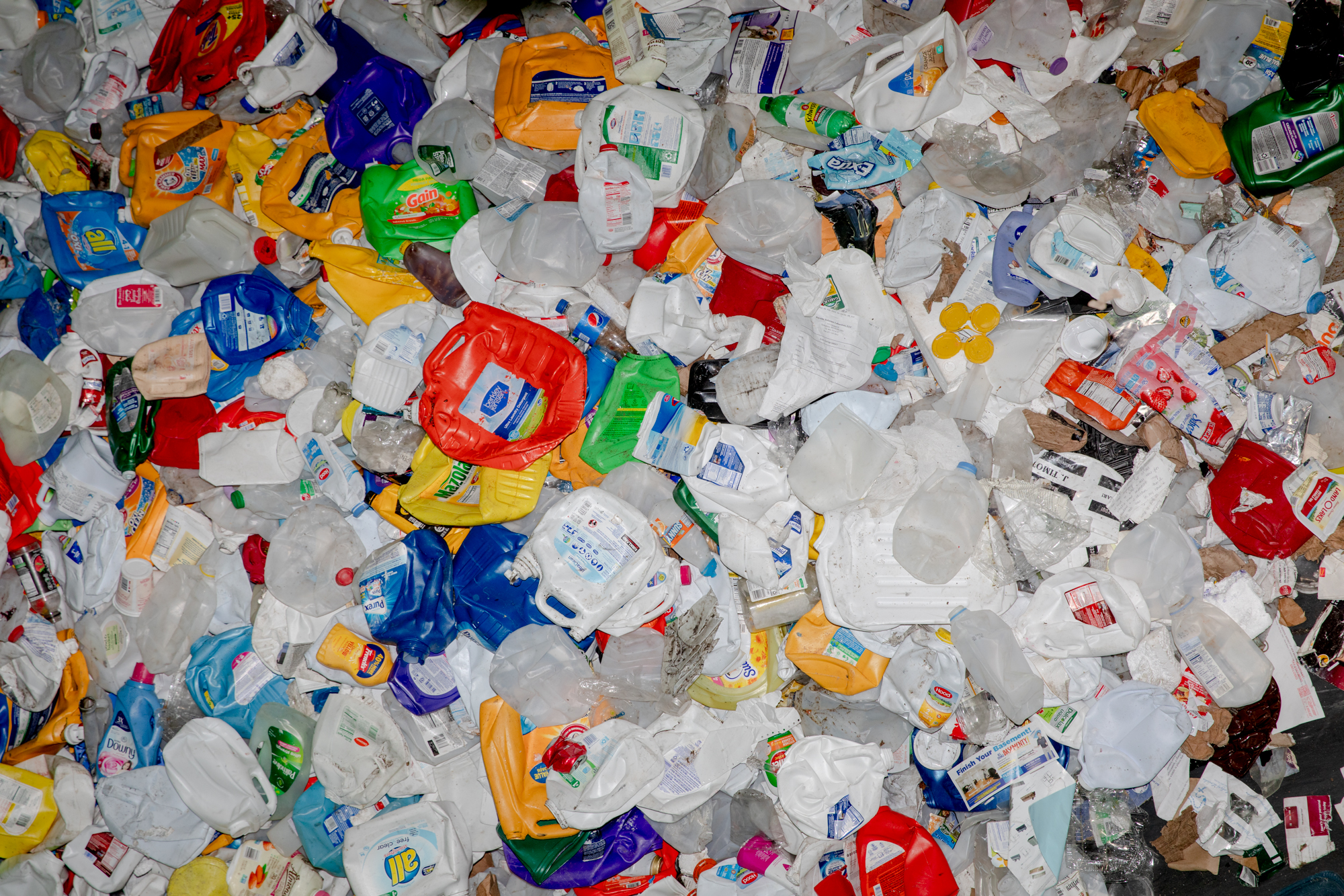 Polietileno de alta densidad (HDPE), uno de los plásticos con un alto valor de reventa.