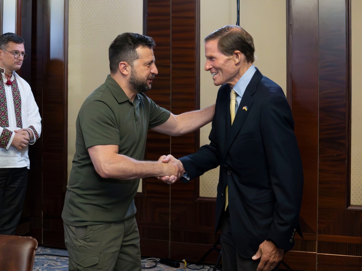 After latest Ukraine trip, Blumenthal hopeful for sanctions bill vote