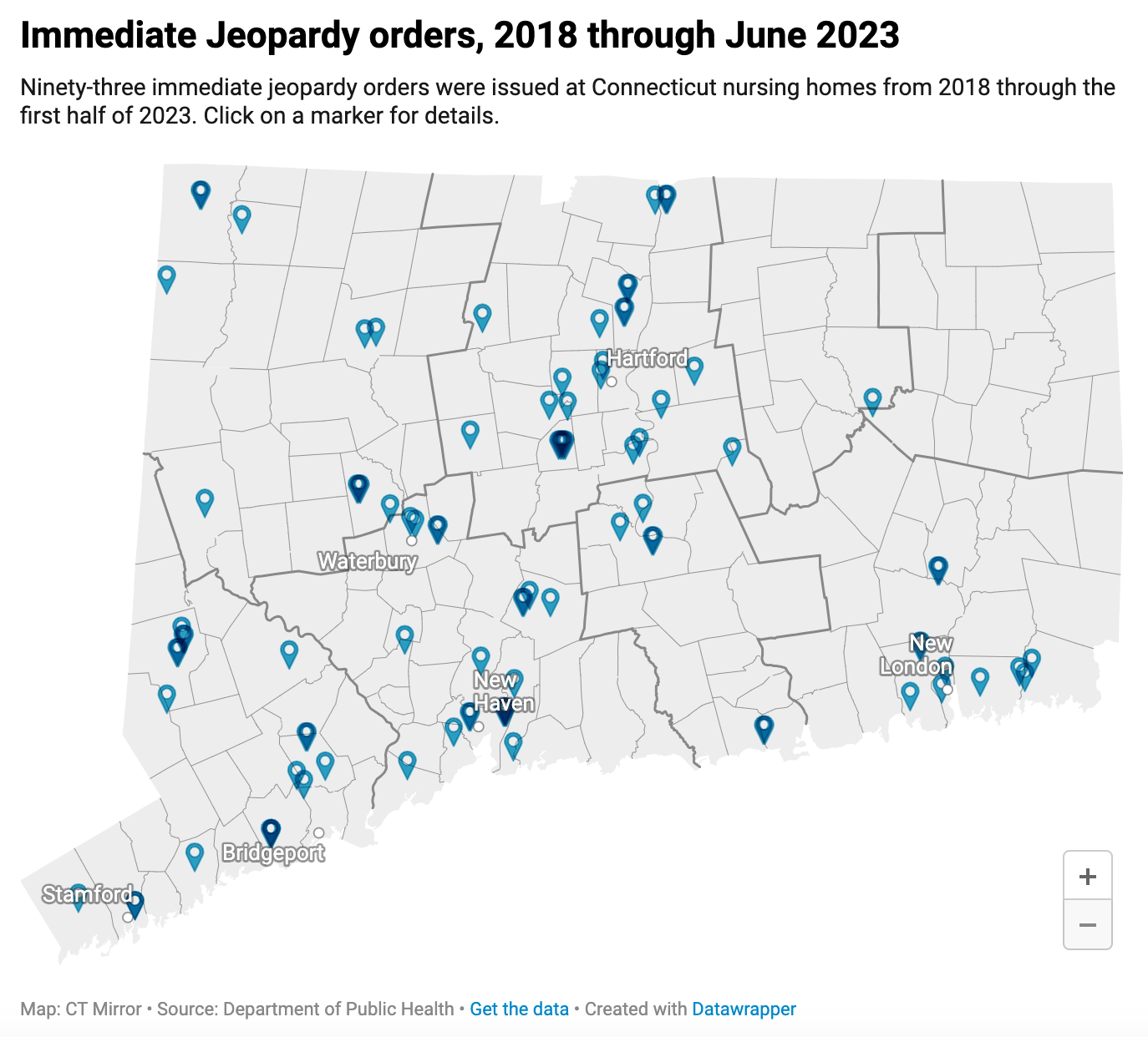 A look at immediate jeopardy orders issued at CT nursing homes since 2018