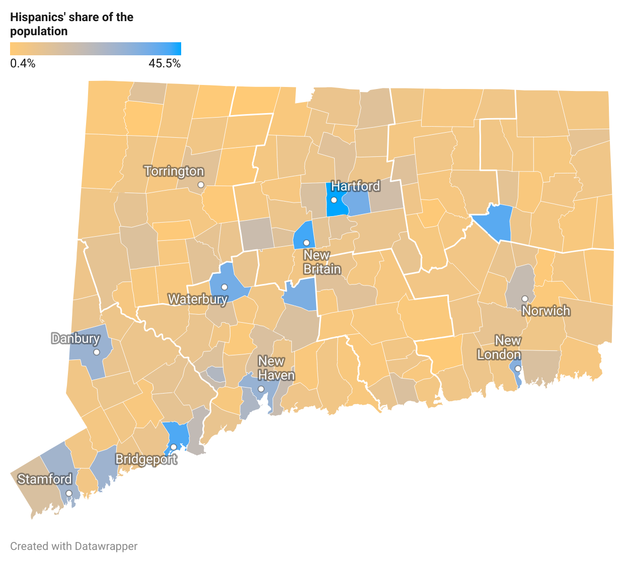 Charting CT: About half of CT Hispanics are Puerto Rican