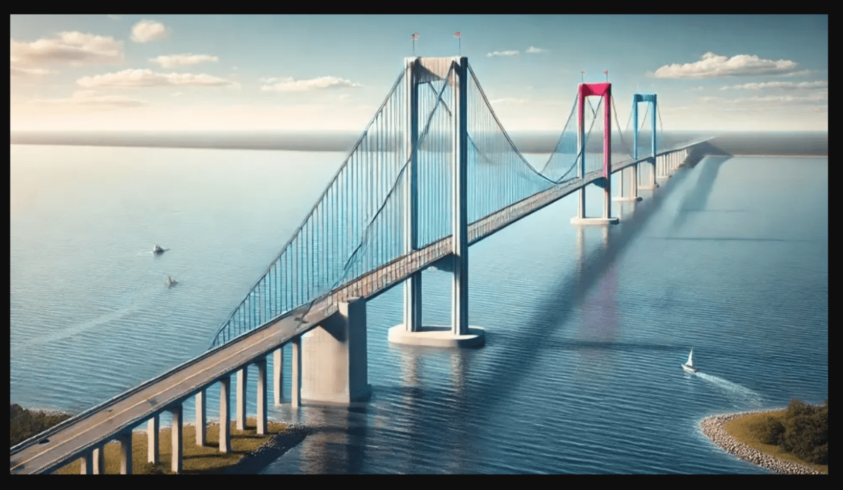 Shapiro's Folly a bridge over Long Island Sound