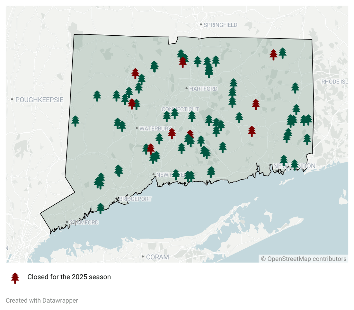 Real or fake Christmas tree? CT has lots of real ones