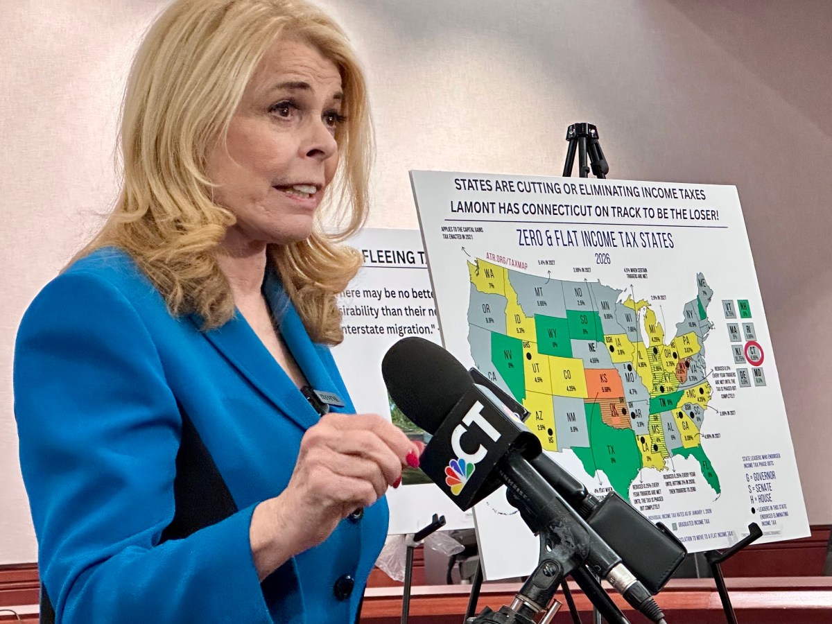 GOP’s Betsy McCaughey promises to eliminate CT income tax