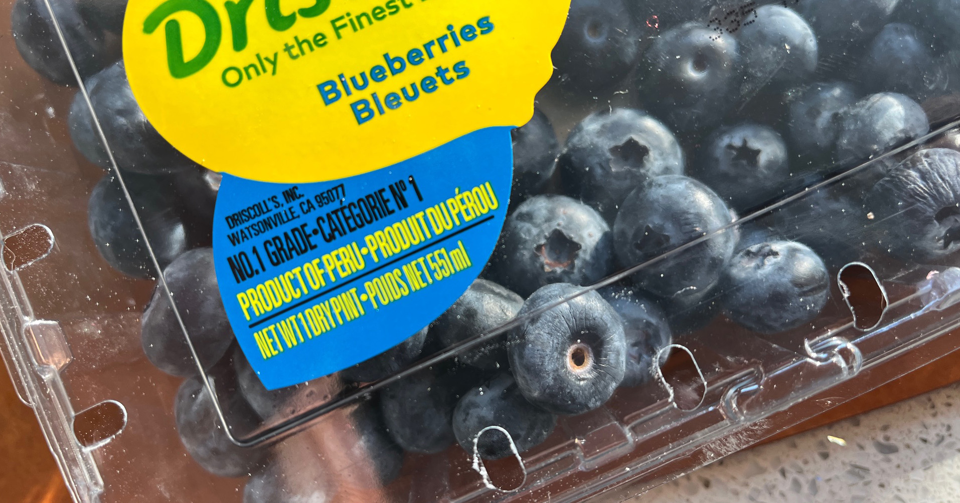Summer fruit in January — nature assisted by fossil fuels