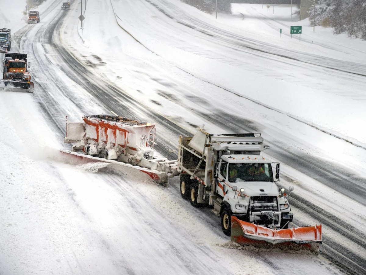 Nor’easter snow strains CT’s road salt supplies