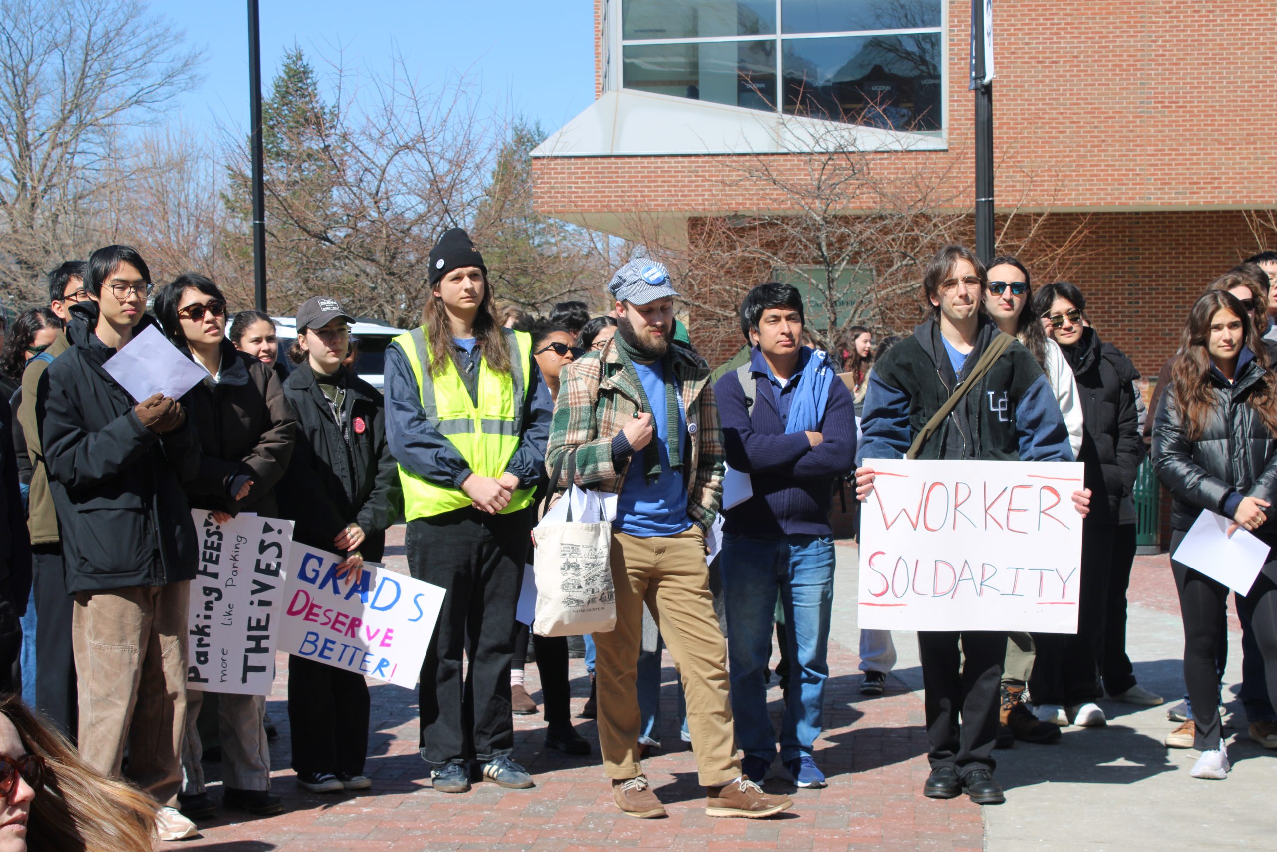 Grad Assistant Workers UConn graduate assistants call for higher pay, lower fees
