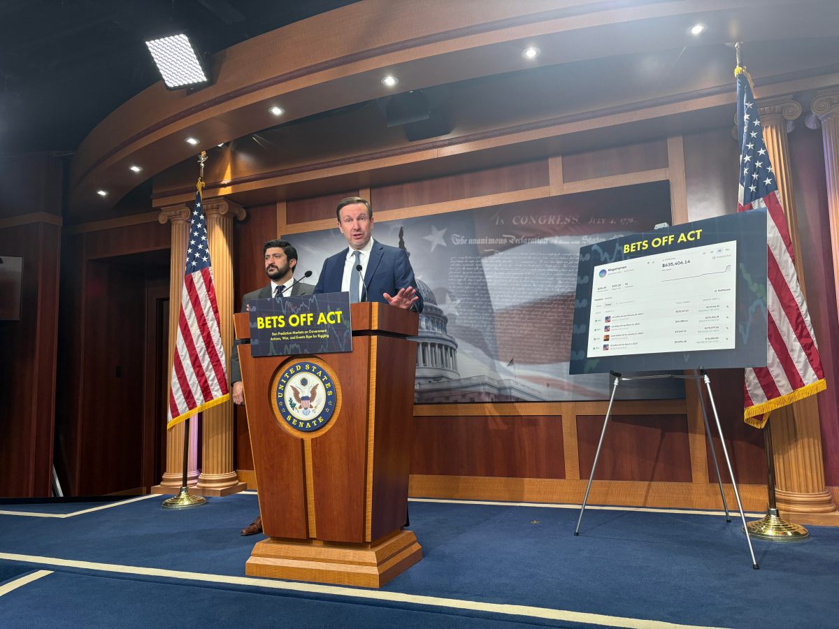 Murphy seeks ban on insider bets in prediction markets