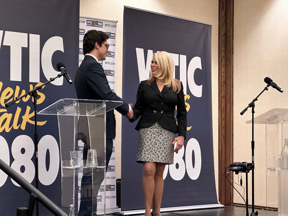 GOP candidates Fazio, McCaughey debate; Stewart takes a pass