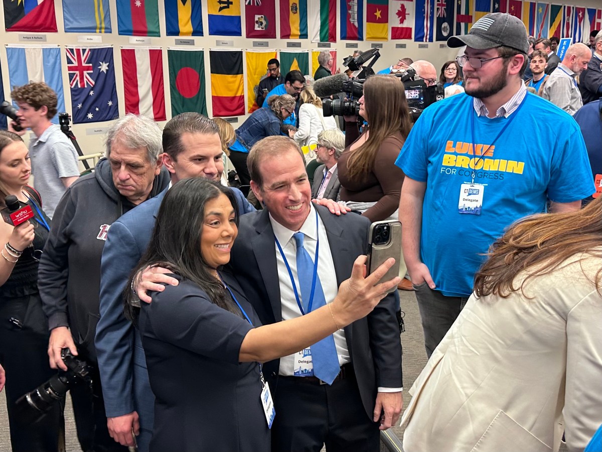 Luke Bronin beats John Larson in convention upset, faces primary