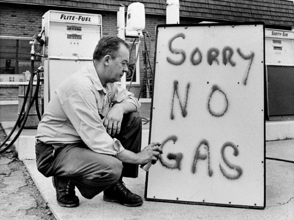 No gasoline lines… yet