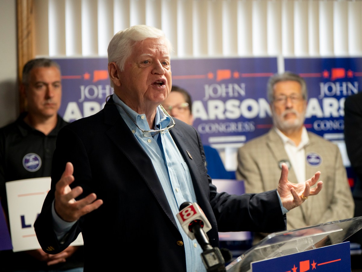 John Larson steps up attacks on Luke Bronin on labor, fundraising