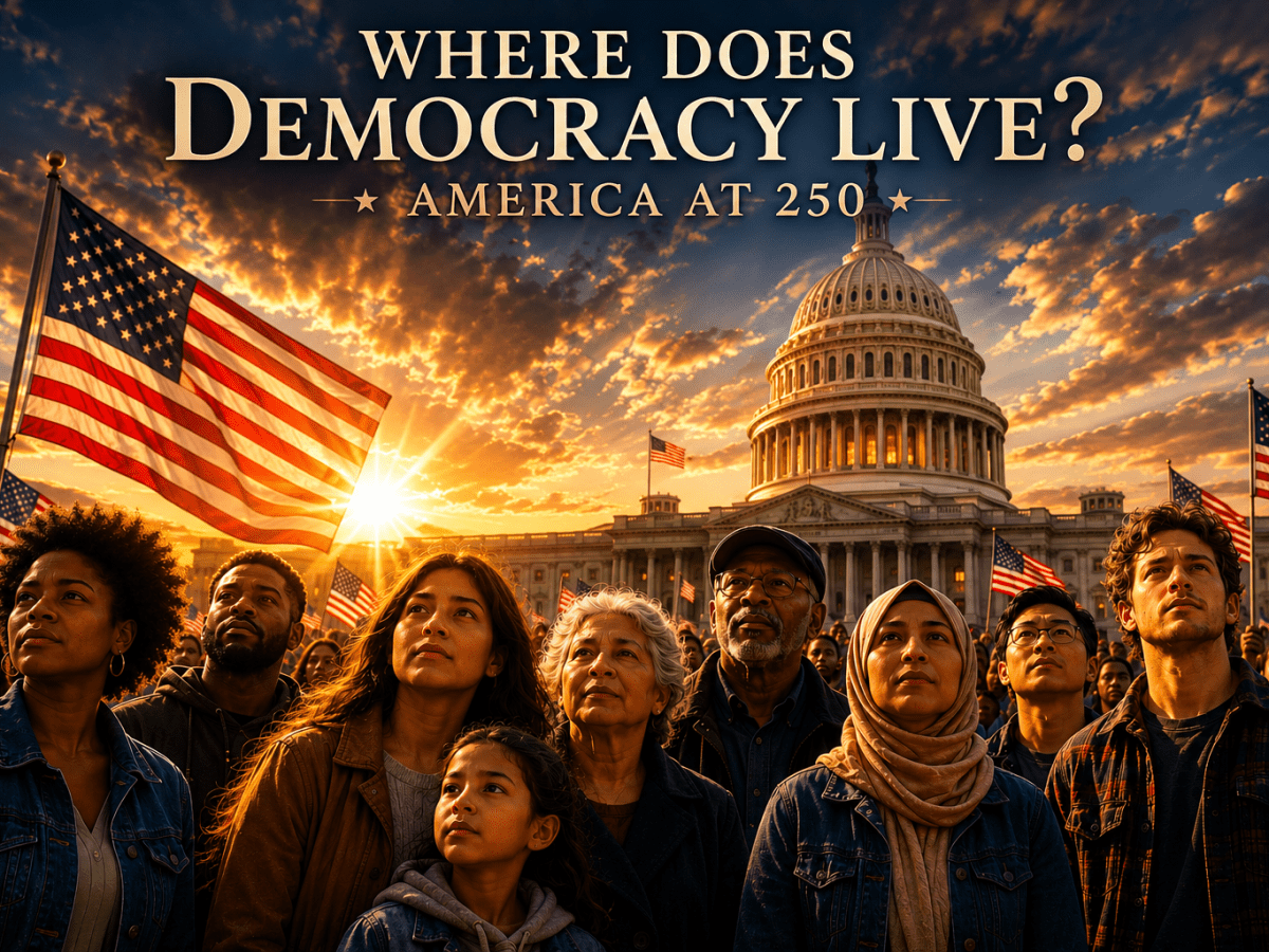 Where does democracy live? America at 250