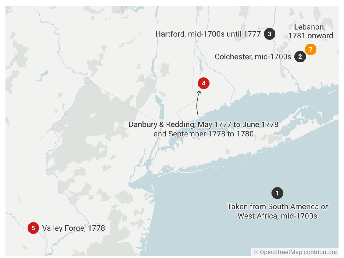 Follow one of Connecticut’s 500 Black Revolutionary War soldiers