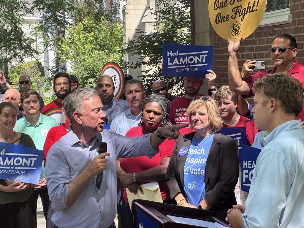 Lamont Campaign Launches Attack Ads Against Primary Challenger Elliott