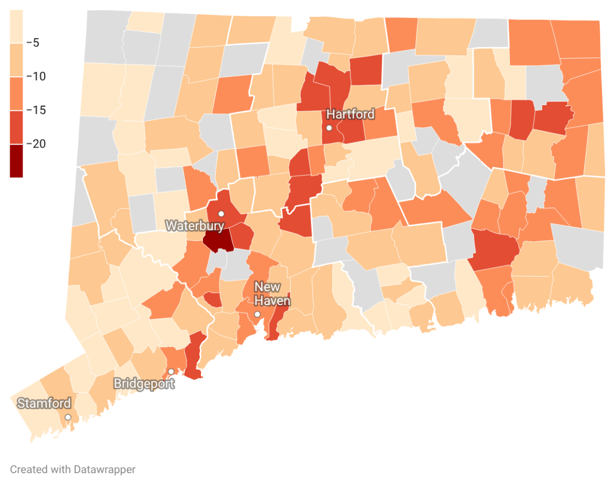 SNAP enrollment is down in CT since last year — but where?