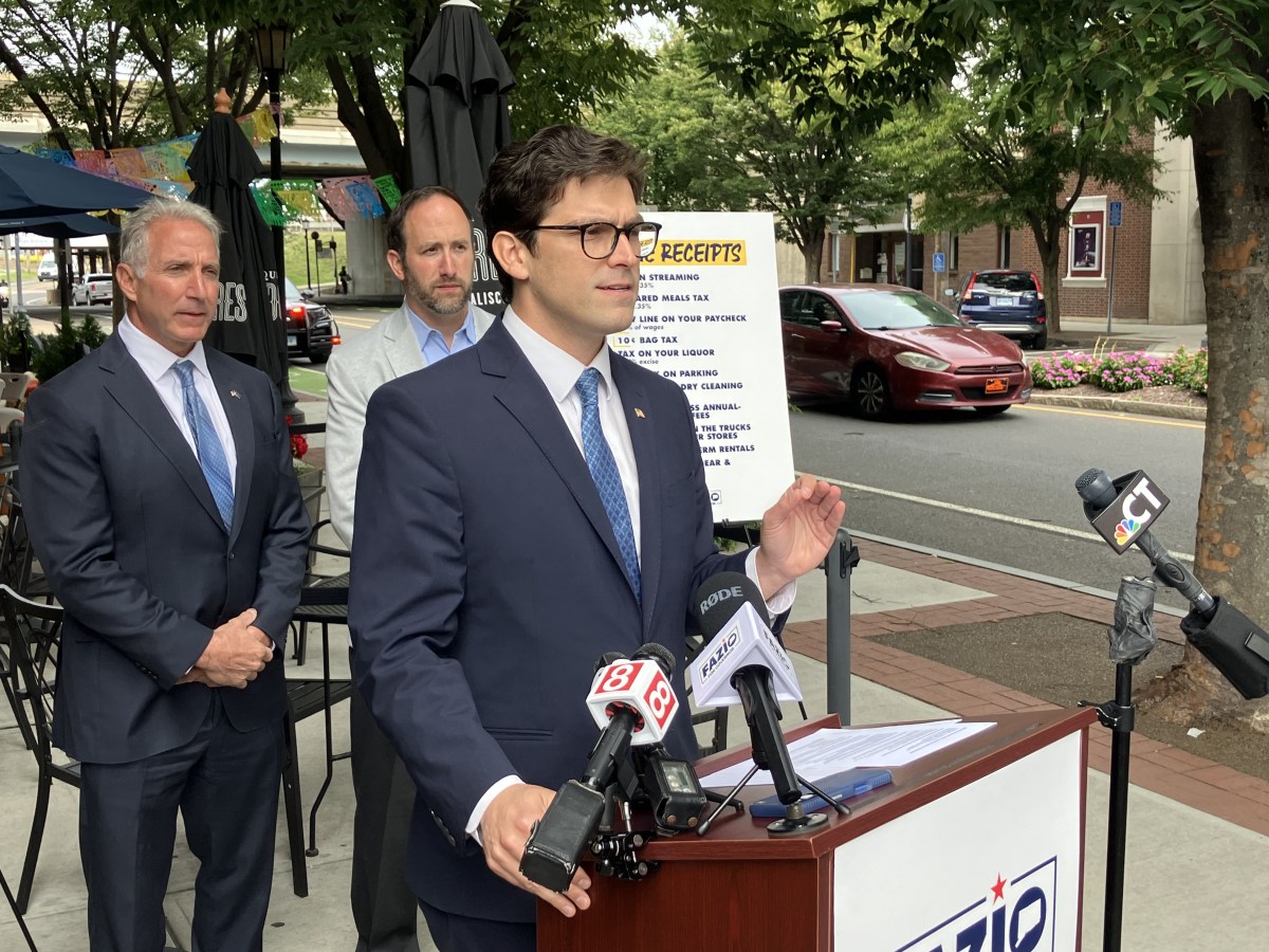 Ryan Fazio pledges unprecedented CT income tax cut
