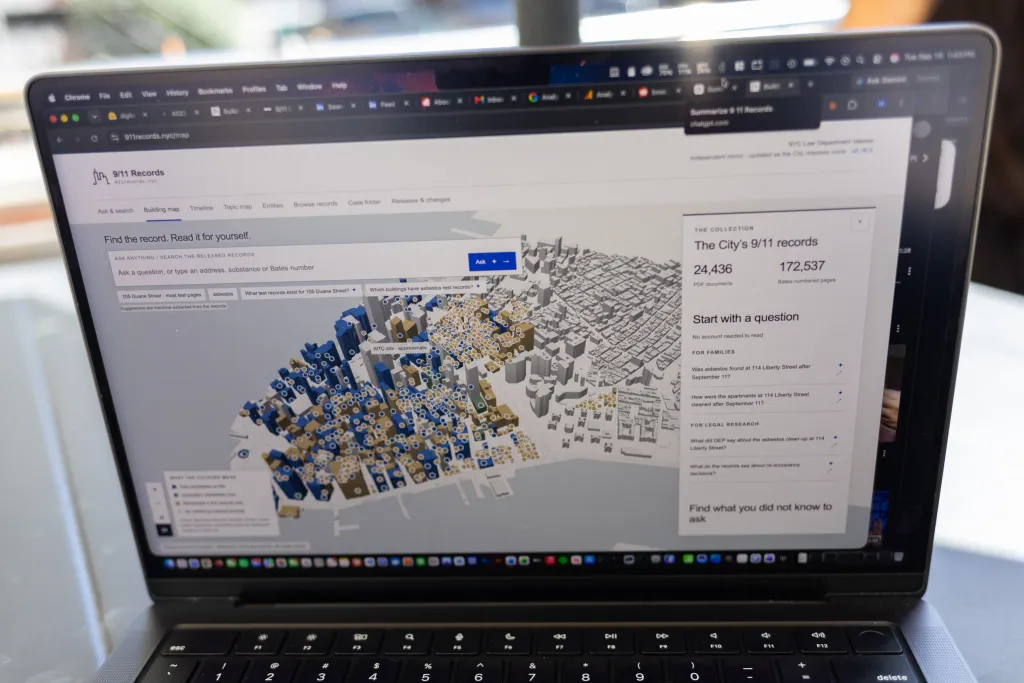 Building a user-friendly portal for New York’s 9/11 documents